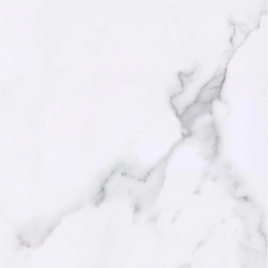 Panel Mármol PVC - Blanco Carrara - dañado leve / segunda
