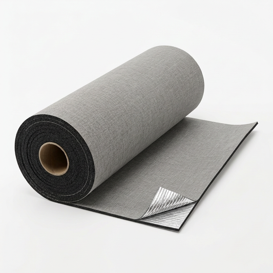 Rollo Sticker con acabado Textil Lino Gris