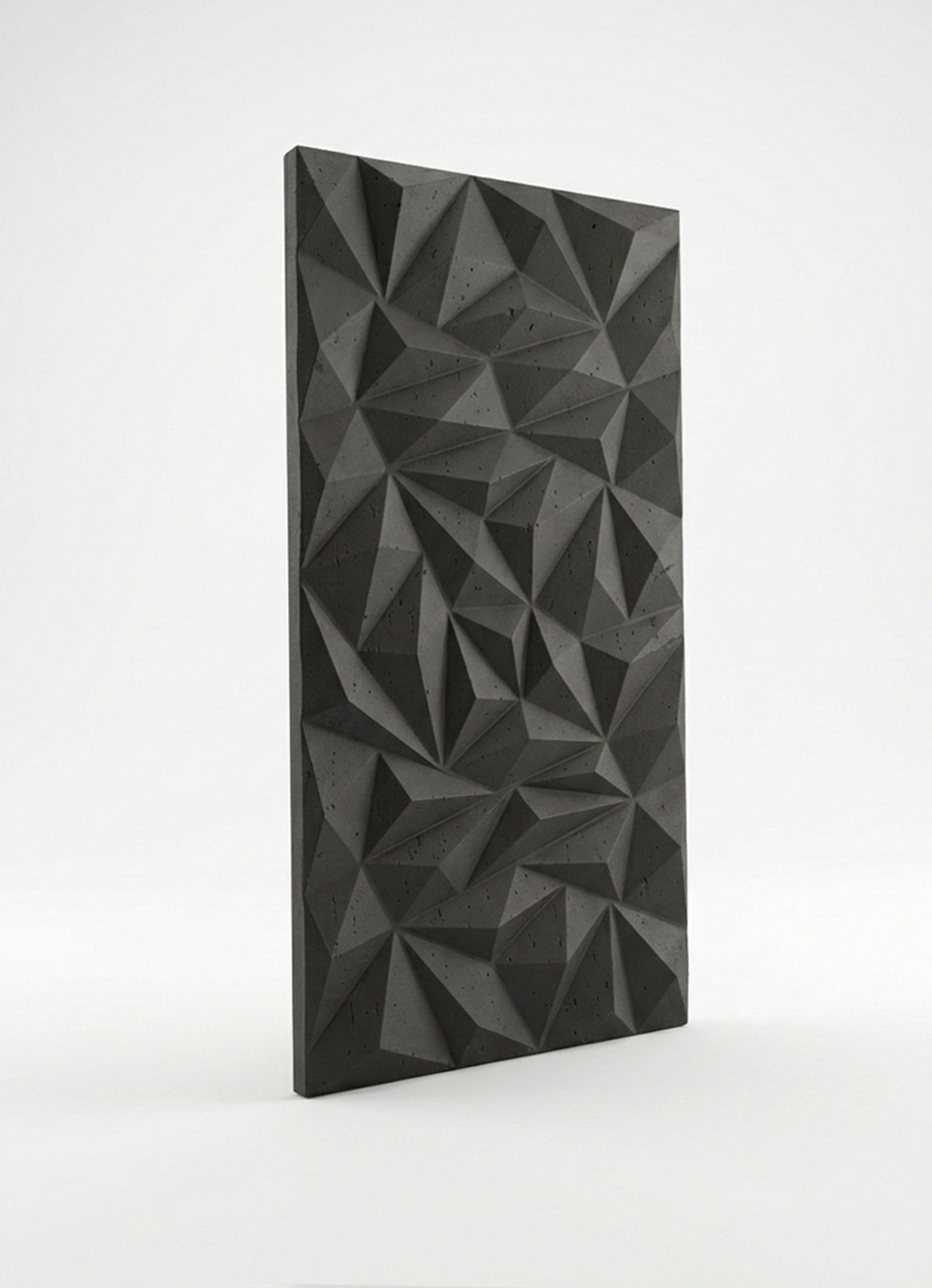 Panel Roca PU Triángulos 3D - Caja de 12